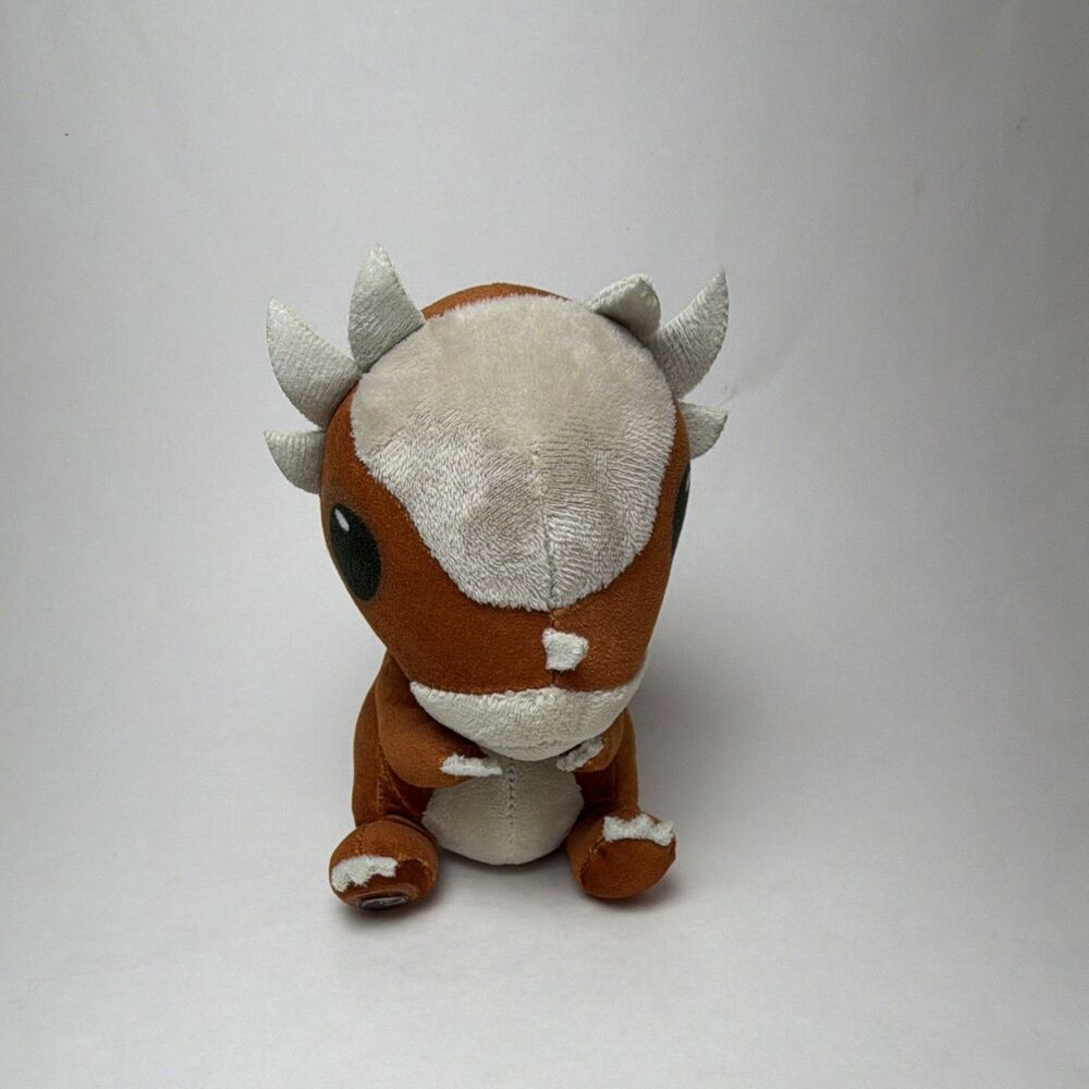 Toy Factory Jurassic World Triceratops Plush Stuffed Animal Brown White Washable